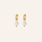 Perla Hoop Earrings