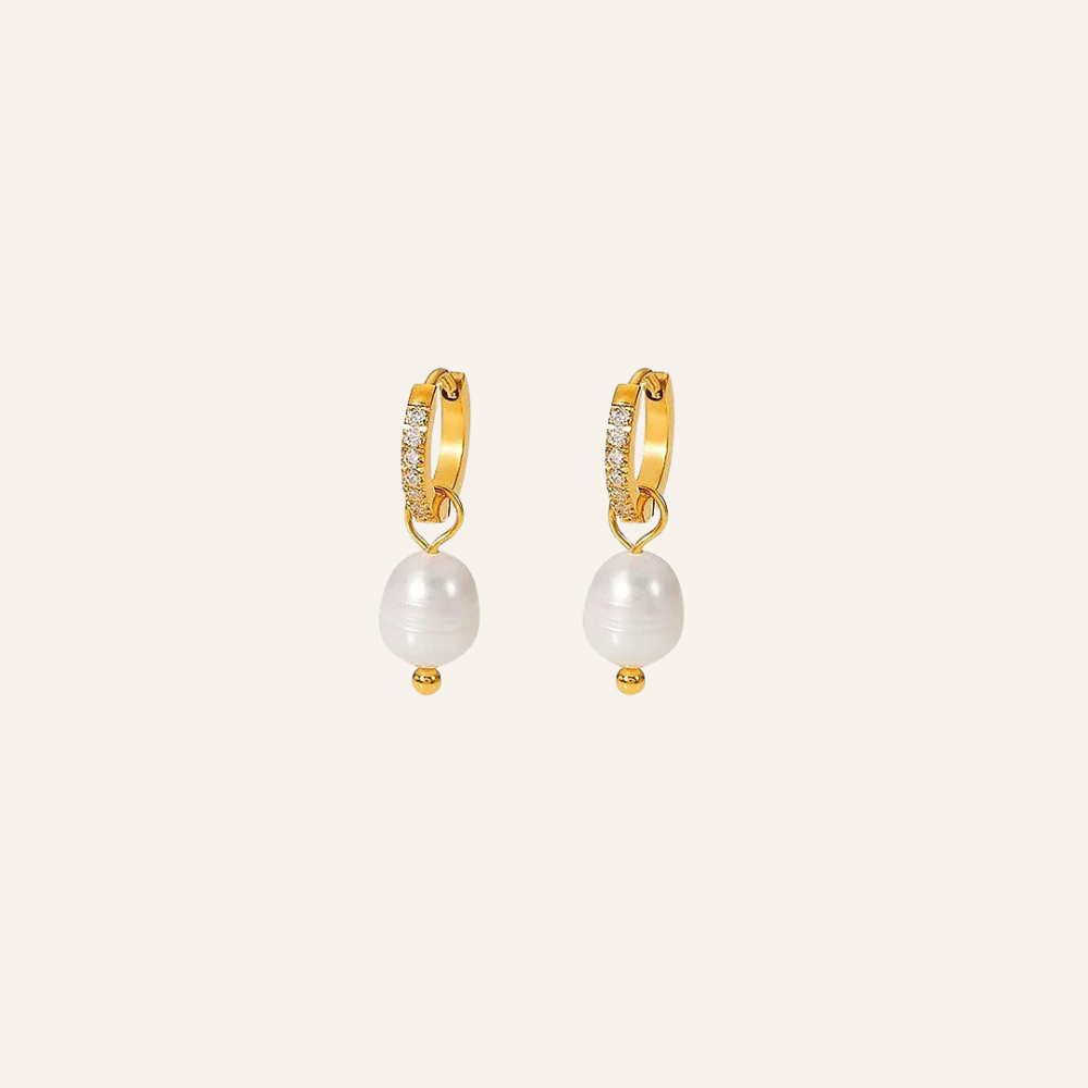 Perla Hoop Earrings