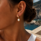 Perla Hoop Earrings