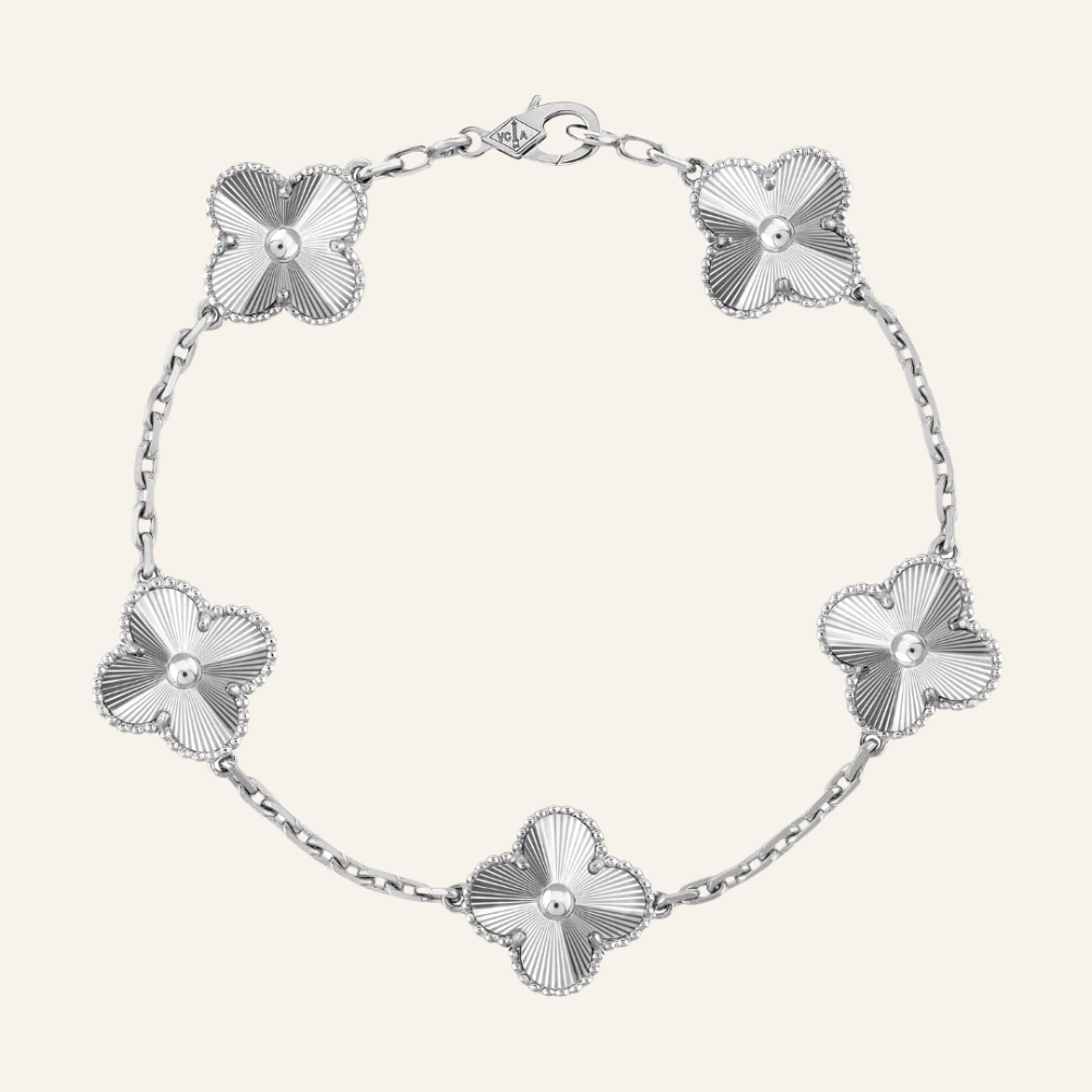 Silver Fiore Bracelet