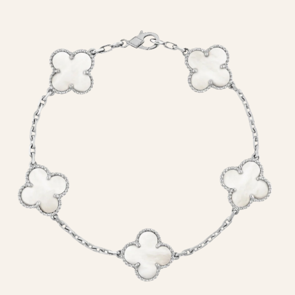 Silver Fiore Bracelet