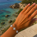 Silver Fiore Bracelet