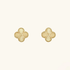 Clover Earrings Gold