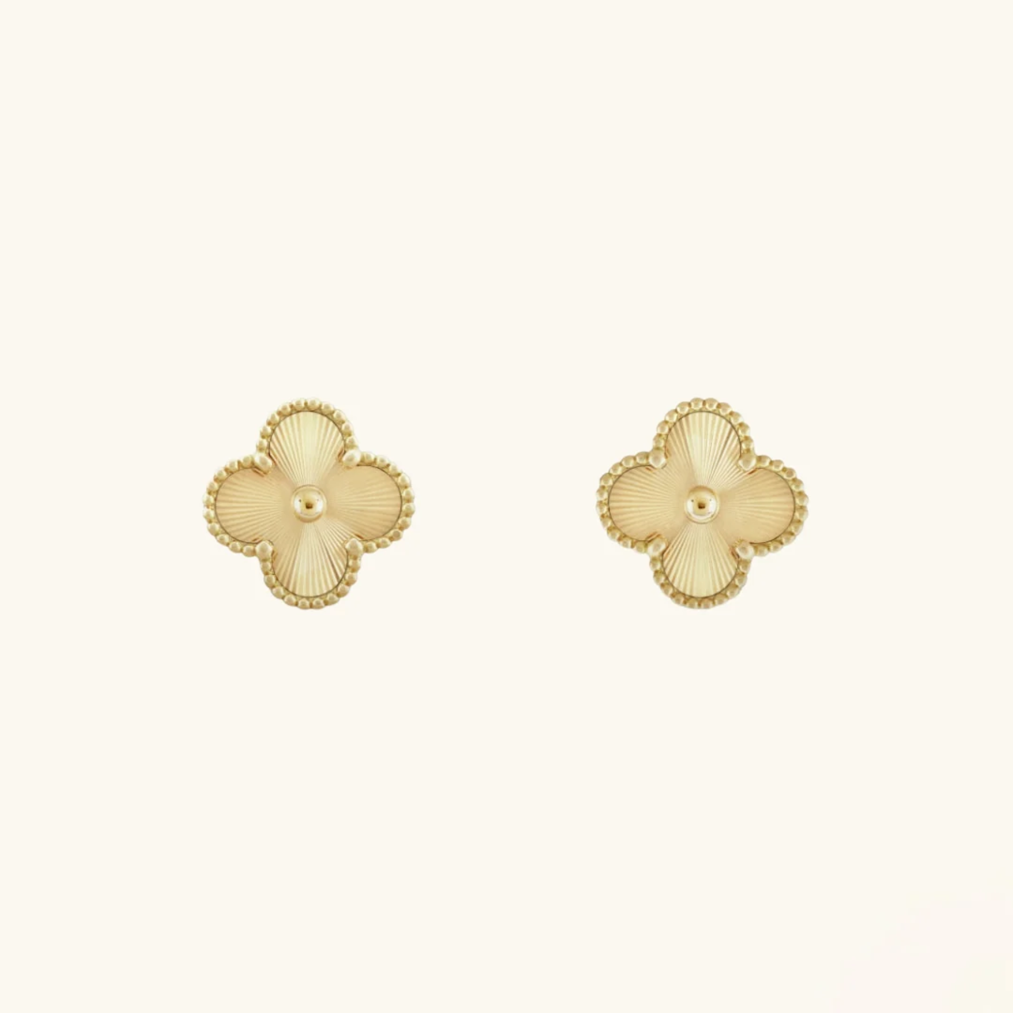 Clover Earrings Gold