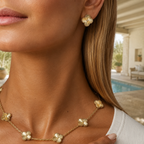 Clover Earrings Gold