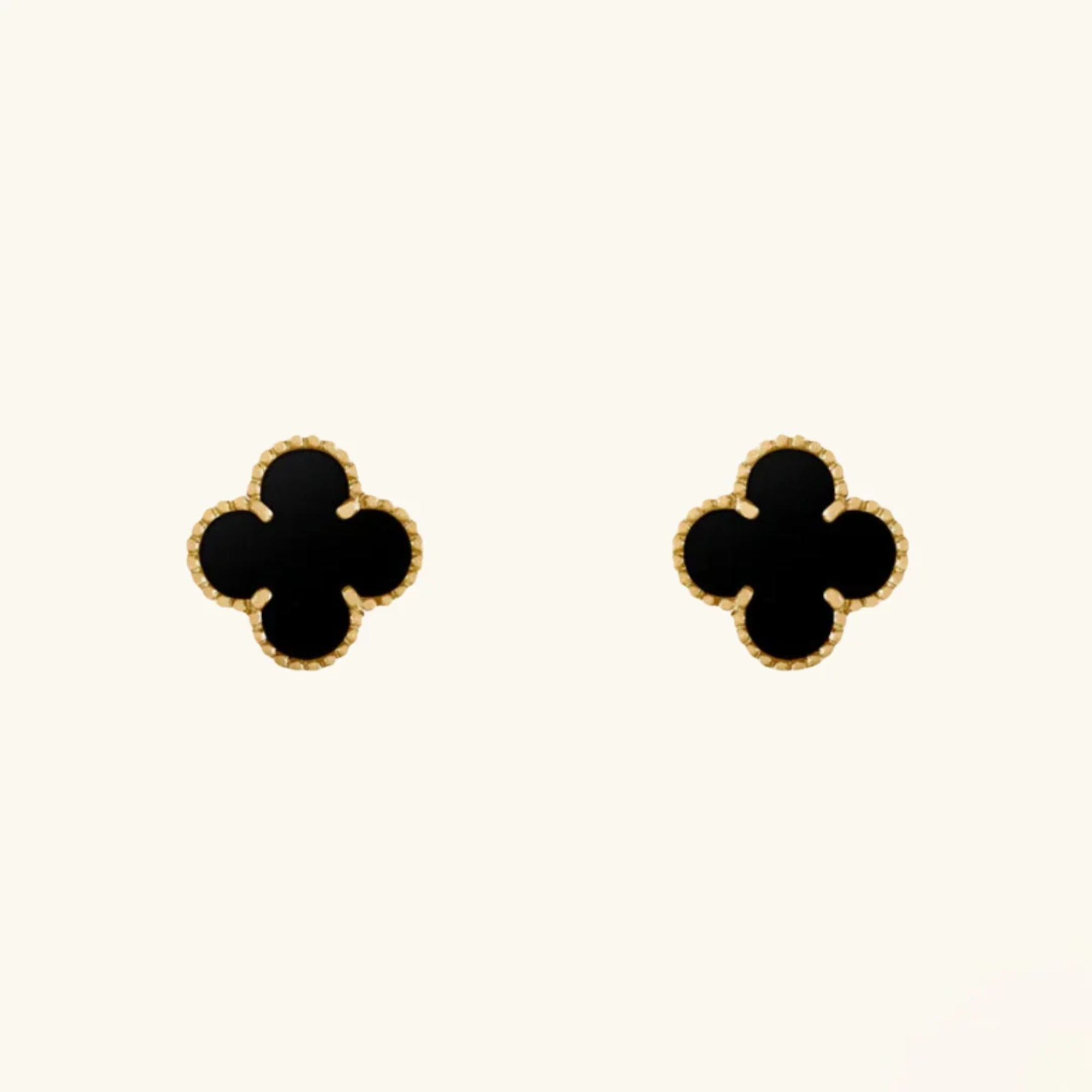 Clover Earrings Gold