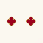 Clover Earrings Gold