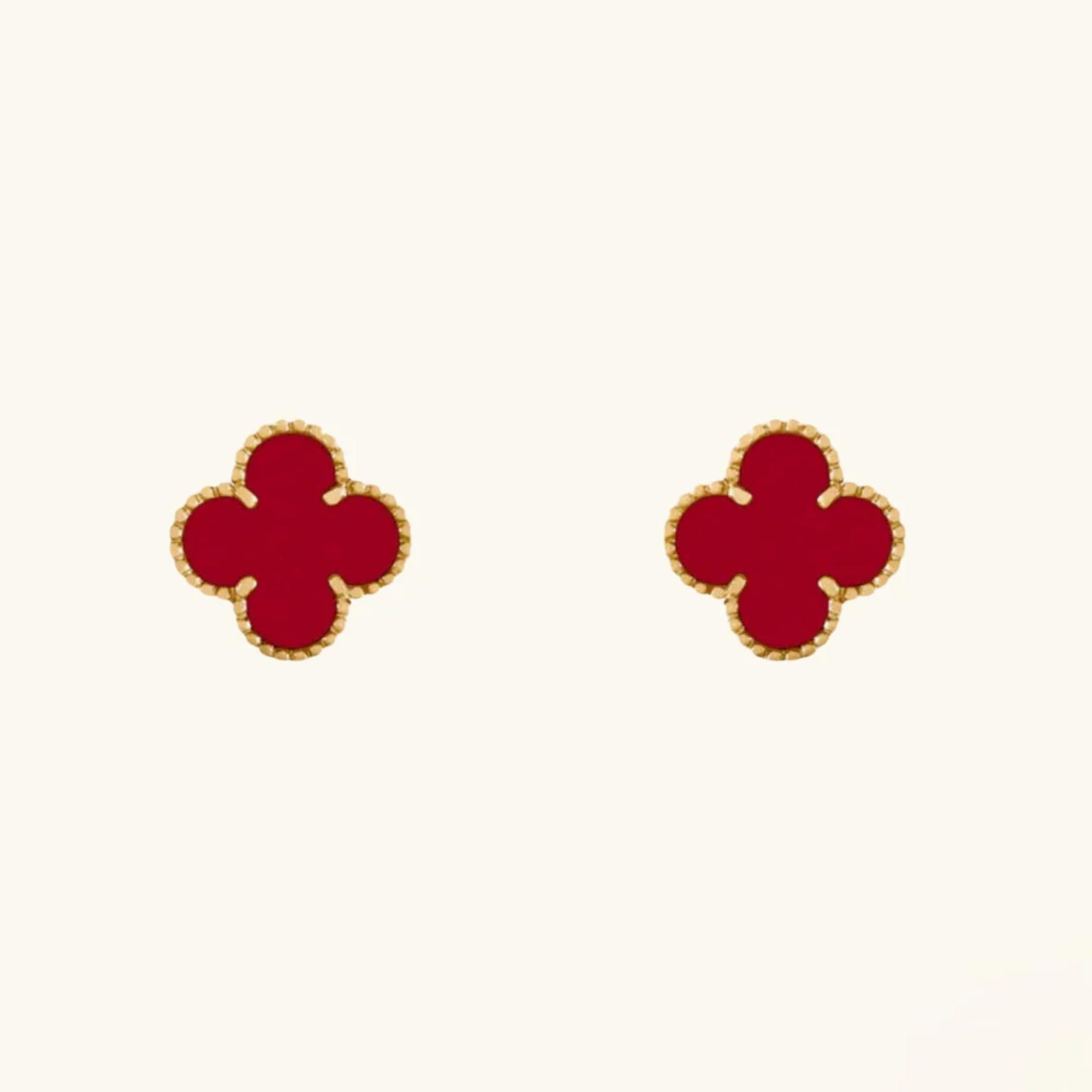 Clover Earrings Gold