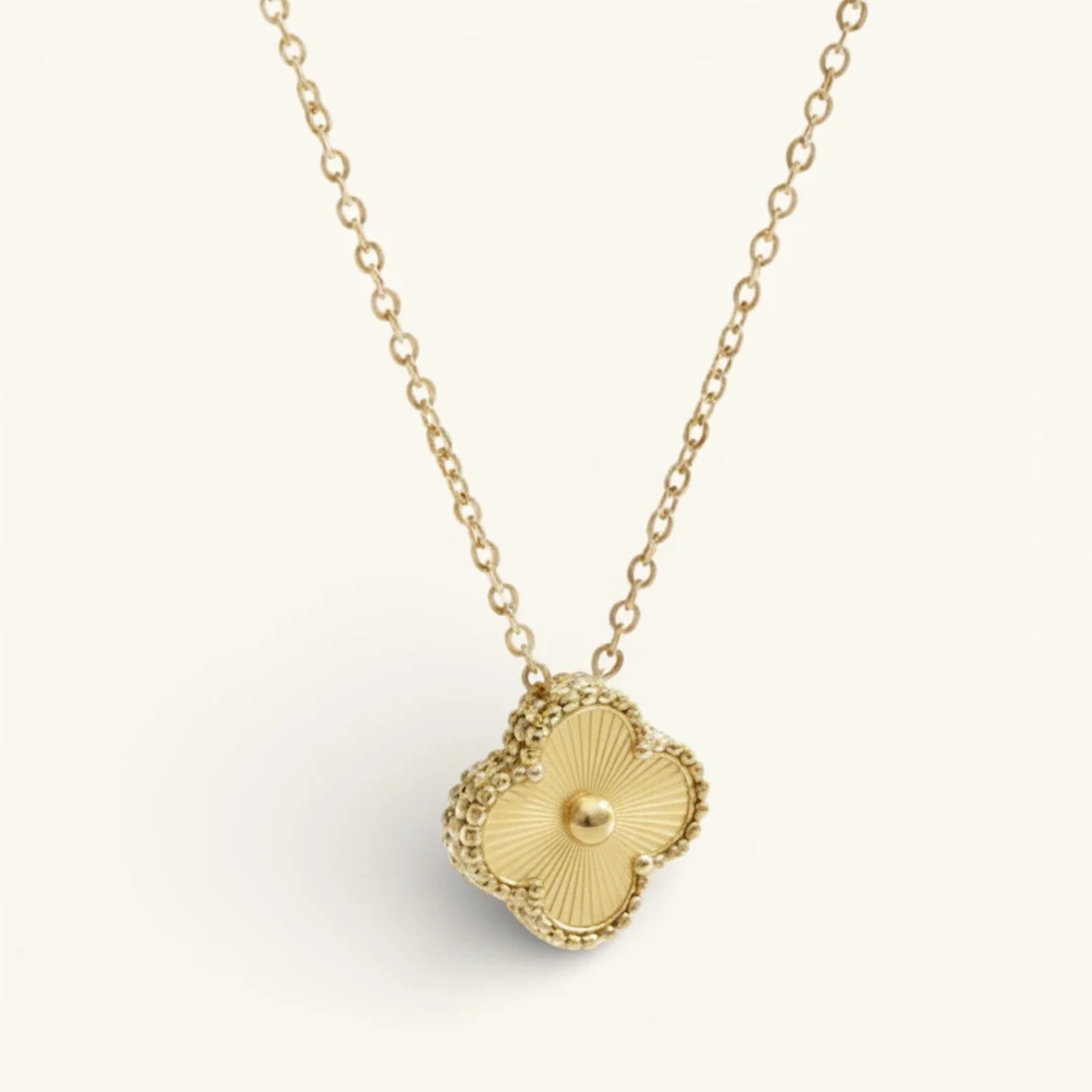 Clover Necklace Gold