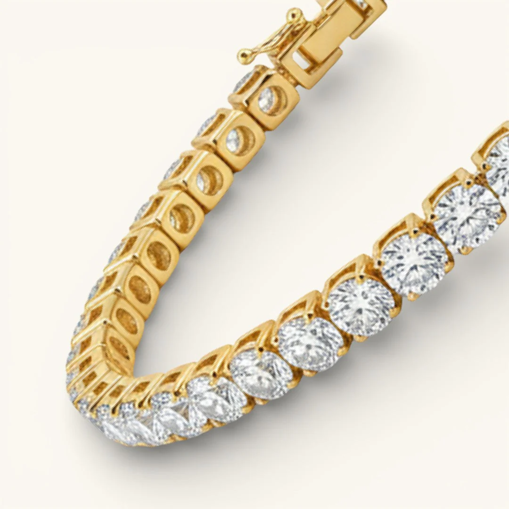 Gold Tennis Bracelet