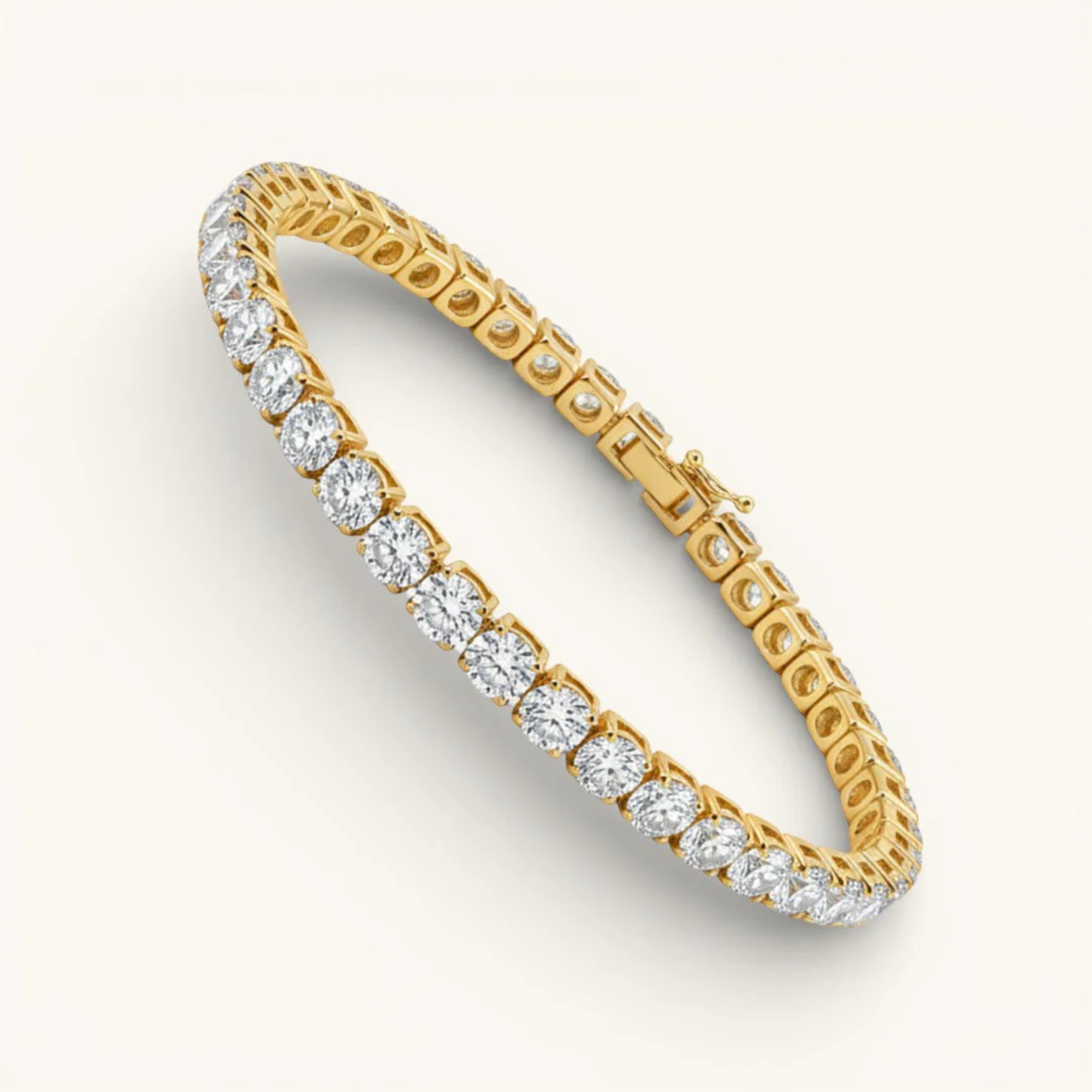 Gold Tennis Bracelet